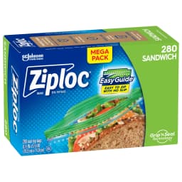 Ziploc® Sandwich Bags with EasyGuide™ 280 Count - Thumbnail 10