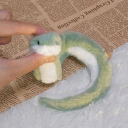 15.7-inch Cute Bendable Snake Plush Toy, Realistic Stuffed Animal Snake for Boys Girls, Soft and Flexible Plushie Doll, Creative Wildlife Decor C#108 - Thumbnail 8