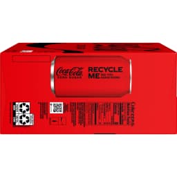 Coca-Cola Zero Sugar Soda Pop Cans, 12 fl oz, 24 Pack - Thumbnail 16