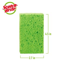 Scotch-Brite Multi-Purpose Sponges, Highly Absorbent, 6 Sponges - Thumbnail 3