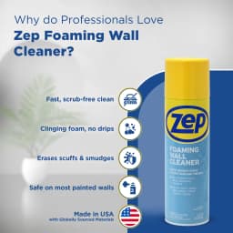 Zep No Scent Wall Cleaner Foam 18 oz - Thumbnail 2