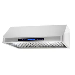 Cosmo 4 Piece Kitchen Appliance Package with 30" Freestanding Gas Range 30" Under Cabinet Range Hood 24" Built-in Integrated Dishwasher & French Door - Thumbnail 6