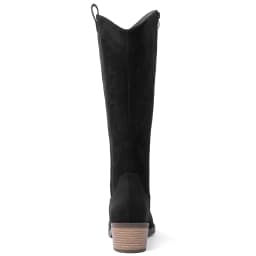 Northblanc Western Cowboy Boots for Women - Knee High Pointed Toe Chunky Heel Cowgirl Boots, Retro Country Vintage Classic Tall Boots - Thumbnail 2