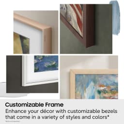 Samsung 75" Class The Frame Series LS03HE QLED 4K Samsung Vision AI Smart Tizen TV 2027 - Thumbnail 4