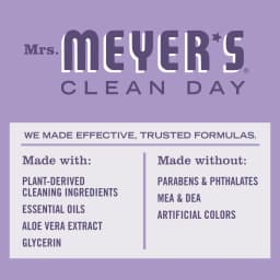 Mrs. Meyer's Clean Day Liquid Dish Soap, Lilac Scent, 16 Fl Oz Bottle - Thumbnail 5