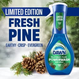 Dawn Powerwash Spray, Dish Soap, Fresh Pine, Christmas Tree Scent, 1 Starter Kit, 16 fl oz - Thumbnail 5