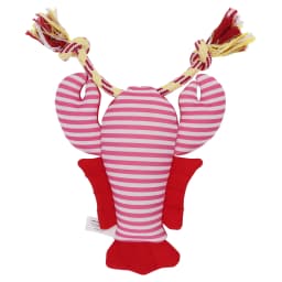 Vibrant Life Summer Floating Red Lobster Dog Toy with Rope, Chew Level 2 - Thumbnail 3