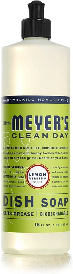 Mrs. Meyer's Dish Soap Variety, 1 Dish Soap, 1 Dish Soap Refill, Lemon Verbena, 1 CT Variety Pack - Thumbnail 3