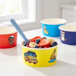 Great Value Kids Disposable Paper Bowls, 8 oz, Multicolor, 20 Count - Thumbnail 2