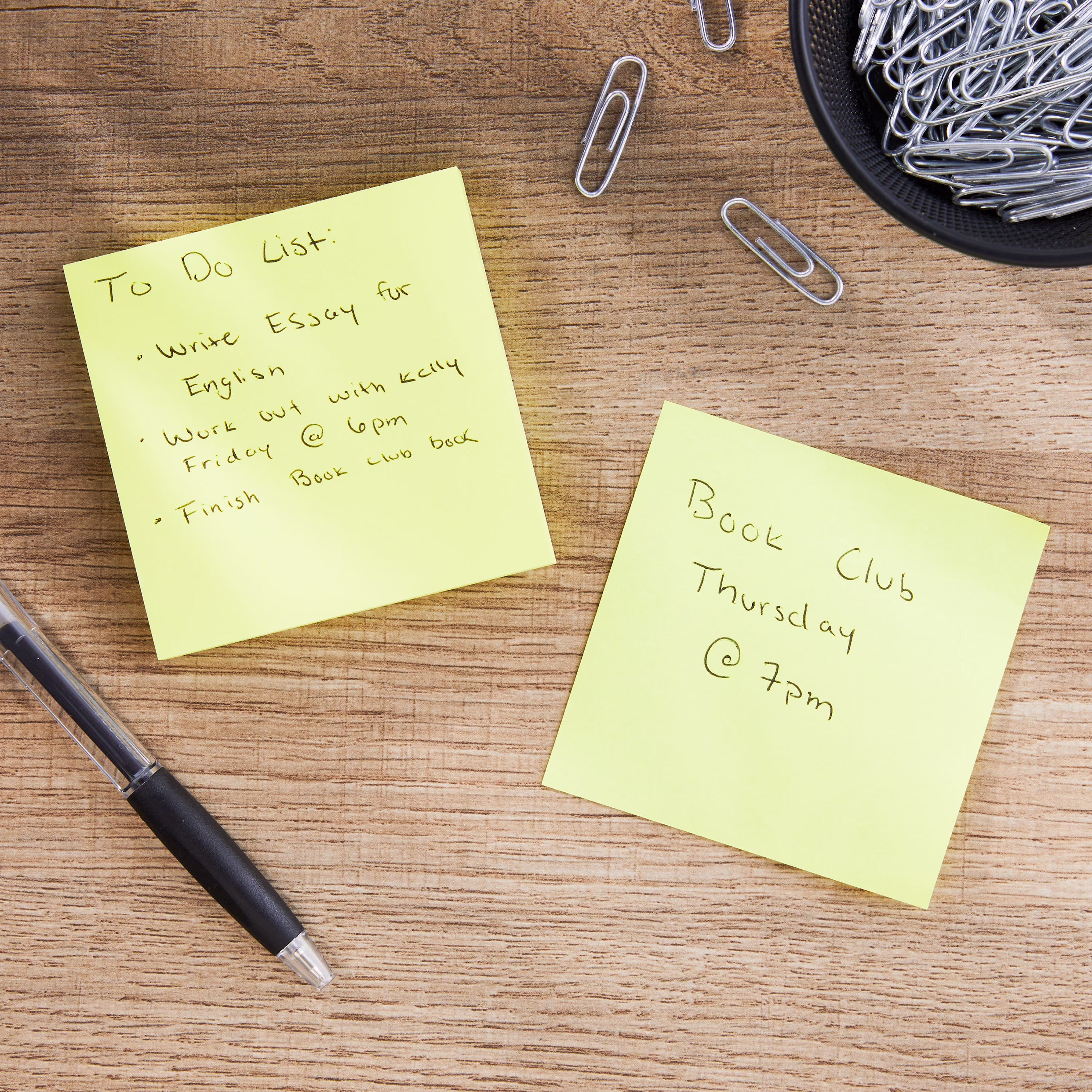 Pen+Gear 3-Inch by 3-Inch Sustainable Yellow Sticky Notes, 100 Sheets - Thumbnail 5