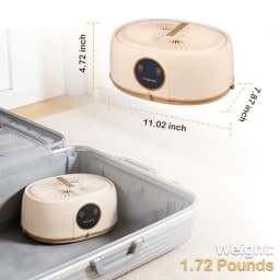Paddsun Portable Clothes Dryer,Mini Laundry Dryers with Adjustable Timer & Remote Control Small Compact Foldable Electric Drying Machine with Dry Bag - Thumbnail 4