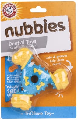 Arm & Hammer Nubbies TriOBone Durable Dental Dog Chew Toy - Thumbnail 1