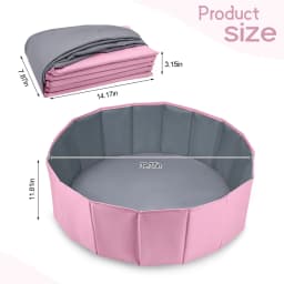 Dog Ball Pit, Foldable Ball Pit for Dogs, Ball Pit for Dogs, Dog Ball Pit for All Types of Dogs, Suitable for Indoor and Outdoor Activities - Thumbnail 2