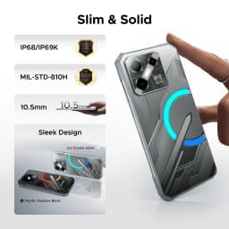 DOOGEE Blade GT Pro 5G Rugged Phone with LED Light, with 32GB+512GB/2TB, 6.72” FHD+120Hz, 5800mAh Battery, 100MP+32MP AI Camera/Face & Finger ID/NFC - Thumbnail 6