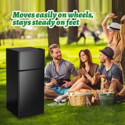 DEMULLER 2.7 Cu.ft Mini Refrigerators Mini Fridges with Freezer Double Door for Room,Apartment - Thumbnail 7