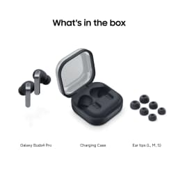 Samsung Galaxy Buds4 Pro Bluetooth Headphones and Charging Case, Black - Thumbnail 9
