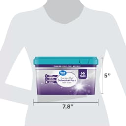 Great Value Premium Plus Dishwasher Pacs, Fresh Scent, 66 Count - Thumbnail 11