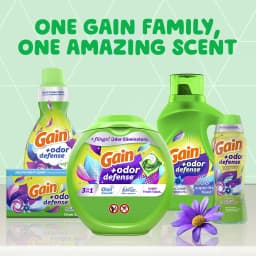 Gain Odor Defense Liquid Fabric Softener and Conditioner, Super Fresh Blast, 100 fl oz, 136 Loads - Thumbnail 10