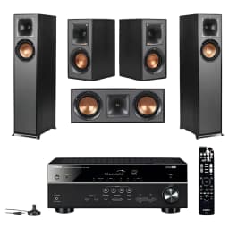 Klipsch 5.0 Home Theater Systems, MDF Black, 36 lbs - Thumbnail 1