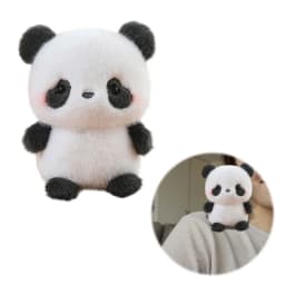 YiJuHui 1pcs Plush Panda Stuffed Animal Ultra Soft Realistic Toy for Sleep Anxiety Relief Stress Comfort Cuddly Companion Gift - Thumbnail 7