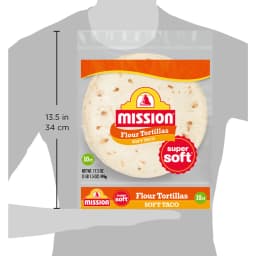 Mission Super Soft Flour Tortillas, Soft Taco Size, 10 Count - Thumbnail 10