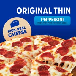 Jack's Frozen Meat Pizza, Pepperoni and Cheese, Original Thin Crust Pizza for Grilling, 14.3 oz (Frozen) - Thumbnail 2