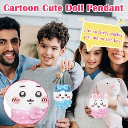 Chiikawa Sanro Jiikawa Plush Toy Co-branded Doll Pendant Cute Bedroom Ornaments - Thumbnail 4