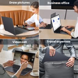 Golzer 17.6 Inch Laptop 16GB RAM 640GB Storage, Windows 11 Student laptop, 4-Core Intel CPU, 100% sRGB FHD Display - Thumbnail 3