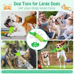 Pet Deluxe Dog Chew Toys for Aggressive Chewers Tough Dog Toys for Large Dogs Indestructible Dog Toys Heavy Duty Dog Toys for Small Medium Large Dogs - Thumbnail 4