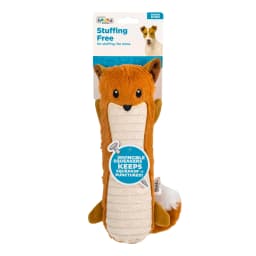 Outward Hound by Petstages Stuffing-Free Fox Plush Squeaky Dog Toy, Medium - Thumbnail 4