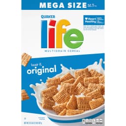 Quaker Life Multigrain Original Crunchy Cereal 32.5 oz box - Thumbnail 2