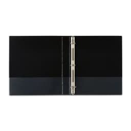 (2 pack) Pen+Gear Durable View 1-inch D-Ring Binder, Black - Thumbnail 4