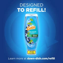 Gain EZ-Squeeze Dishwashing Liquid Dish Soap, Honeyberry Hula, 14.7 fl oz - Thumbnail 5