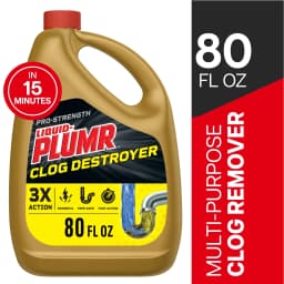 Liquid-Plumr Clog Destroyer Pro-Strength Drain Clog Remover, 80 fl oz - Thumbnail 1