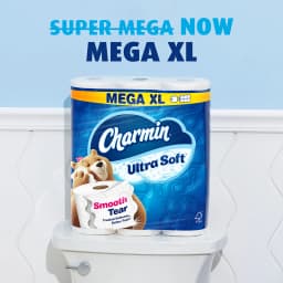 Charmin Ultra Soft Toilet Paper 12 Mega XL Rolls, 336 Sheets Per Roll - Thumbnail 3