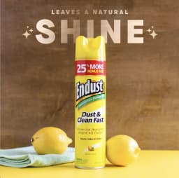 Endust® Multi-Surface Dusting and Cleaning Spray, Lemon Zest, Aerosol, 12.5 oz - Thumbnail 5