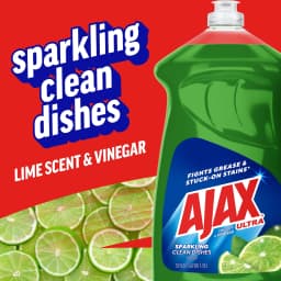 Ajax Ultra Triple Action Liquid Dish Soap, Lime - 52 fluid ounce - Thumbnail 2
