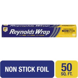 (16 pack) Reynolds Wrap Non-Stick Aluminum Foil Roll, 12 inches Wide, 50 Sq. Ft - Thumbnail 2