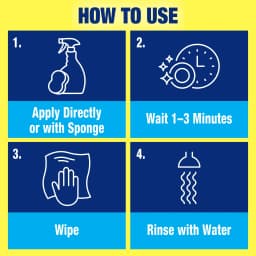 Scrub Free Total Bathroom Cleaner with OxiClean, Lemon Scent, 32 fl oz - Thumbnail 4