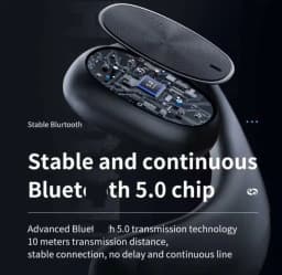 RHEA- Active Noise Cancellation Ipx5 Waterproof On-Ear Wireless Bone Conduction Sport - Thumbnail 5