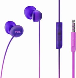 RHEA- Tcl Socl300Pp 3.5Mm Jack In Ear Wired Headphones - Purple - Thumbnail 2