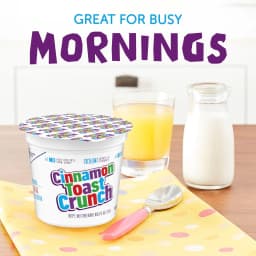 Cinnamon Toast Crunch Breakfast Cereal Cup, Single Serve Cereal, 2 oz - Thumbnail 2
