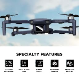 Vivitar SkyHawk GPS Foldable Aerial Drone for Adults with 2.7K HD Camera, 16-Minute Flight Time & Wireless Controller - Thumbnail 3