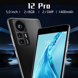 XEOVHV Unlocked 12 Pro Android Smartphone, Black - Thumbnail 7