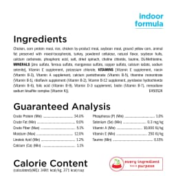 Purina Cat Chow Naturals, Indoor Dry Cat Food, Chicken & Turkey, 3.15 lb Bag - Thumbnail 5