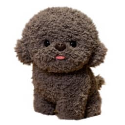YiJuHui 1pcs Realistic Bichon Frise Stuffed Animal Plush Toy - Ultra Soft Huggable Pillow Pet for Cuddling Comfort, Durable Nursery Decor and Gift - Thumbnail 1