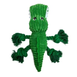 Vibrant Life Green Alligator Plush Dog Toy with Squeaker, Chew Level 3 - Thumbnail 1