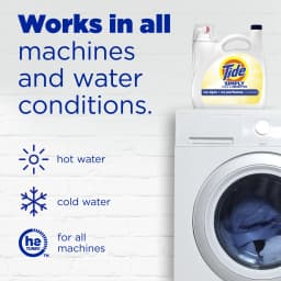 Tide Simply Laundry Detergent Liquid, Free & Sensitive, 117 fl oz, 89 Loads - Thumbnail 5