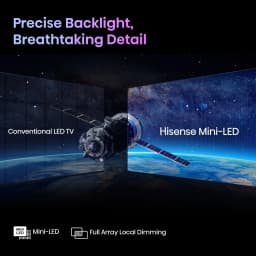 Hisense 116" Class U7 Series Mini-LED ULED 4K UHD Google Smart TV (116U75QG, 2025 Model) - QLED, Native 165Hz, 1000-Nit - Thumbnail 6