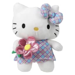 Sanrio Hello Kitty Plush Toy, Soft Stuffed Animal, White PP Cotton - Thumbnail 1